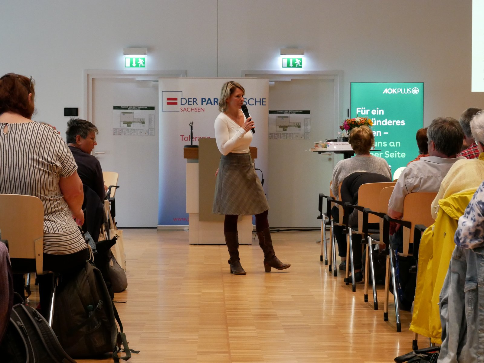 Silvia Steiner während ihres Vortrags